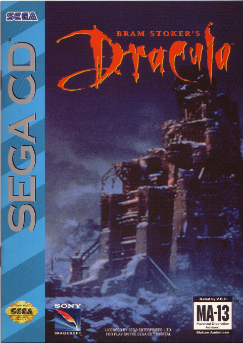 Bram Stoker's Dracula (USA) (Alt 1) Sega CD Game Cover